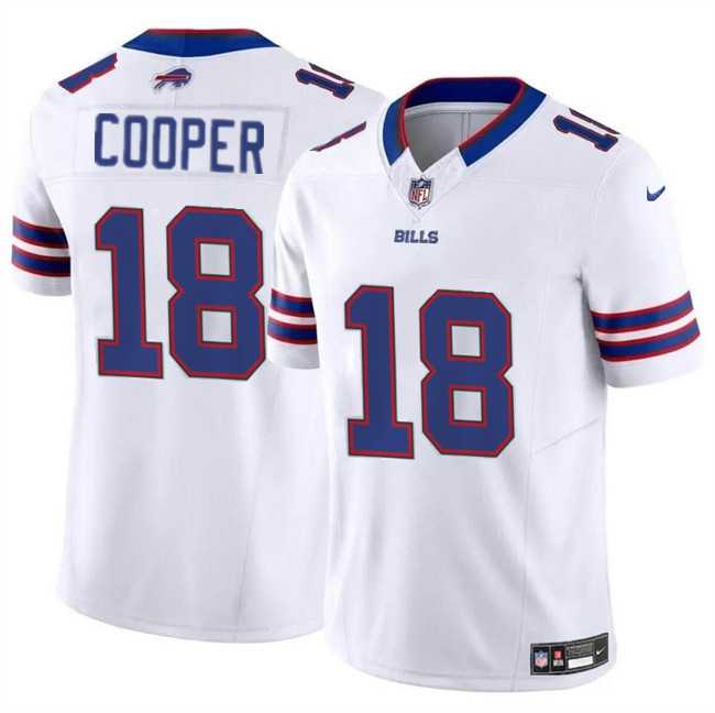 Men & Women & Youth Buffalo Bills #18 Amari Cooper White 2024 F.U.S.E. Vapor Untouchable Limited Stitched Football Jersey,We sell and wholesale Men & Women & Youth Buffalo Bills #18 Amari Cooper White 2024 F.U.S.E. Vapor Untouchable Limited Stitched Football Jersey on line form chian!